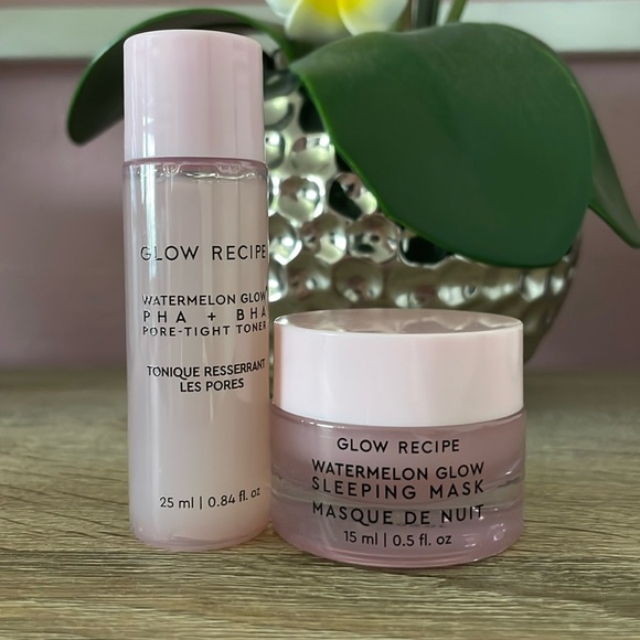 Glow Recipe Other - 🤍🩷🤍 GLOW RECIPE 🤍🩷🤍 Toner & Sleeping Mask Bundle - NEW!